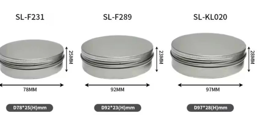 High quality Stainless Steel Cosmetic Container